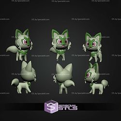 Basic Pokemon STL Sprigatito Floragato Meowscarada