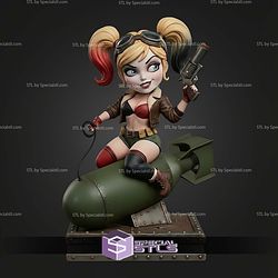 Basic STL Collection Chibi Harley Quinn Pin Up