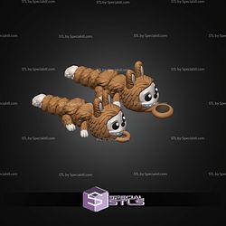 Basic STL Collection Flexi Longbubu Labubu