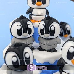 Basic STL Collection Flexi Penguin and Playset