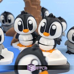 Basic STL Collection Flexi Penguin and Playset