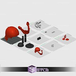 Basic STL Collection MOTU Trap Jaw Helmet