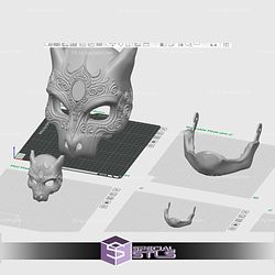 Basic STL Collection Wearable Mewtwo Ornate Mask