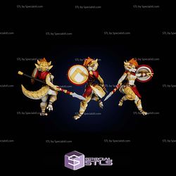 Basic STL Files Archidamia The Fighter Kobold