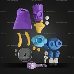 Basic STL Files Bartman Multipart