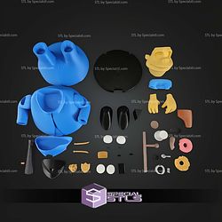 Basic STL Files Chief Wiggum Multipart