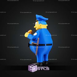 Basic STL Files Chief Wiggum Multipart
