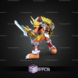 Basic STL Files Digimon Wargreymon X