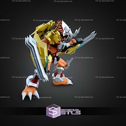 Basic STL Files Digimon Wargreymon X