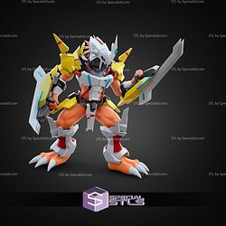 Basic STL Files Digimon Wargreymon X