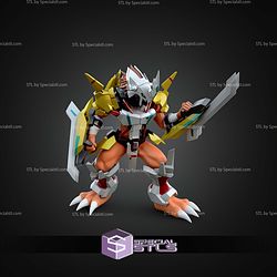Basic STL Files Digimon Wargreymon X