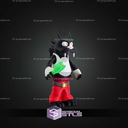 Basic STL Files Gangster Scratchy Multipart