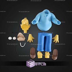 Basic STL Files Granpa Abe Simpson Multipart