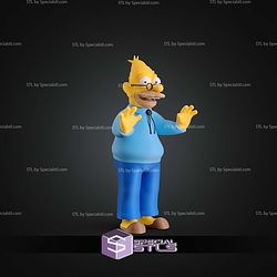Basic STL Files Granpa Abe Simpson Multipart