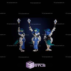 Basic STL Files Liana The Kobold Cleric