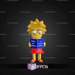 Basic STL Files Lisa Simpson Multipart