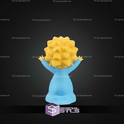 Basic STL Files Maggie Simpson Multipart