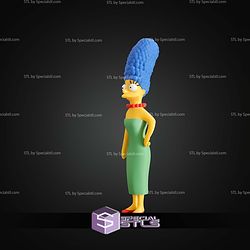 Basic STL Files Marge Simpson Multipart