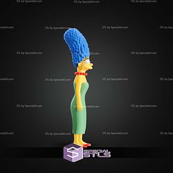 Basic STL Files Marge Simpson Multipart