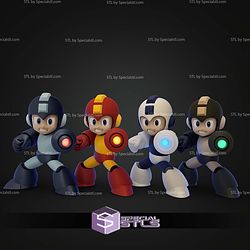 Basic STL Files Megaman Multipart