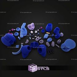 Basic STL Files Megaman Multipart