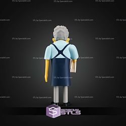 Basic STL Files Moe Szyslak Multipart