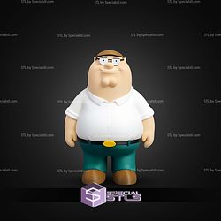 Basic STL Files Peter Griffin Multipart