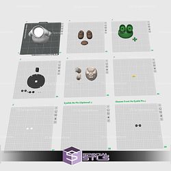 Basic STL Files Peter Griffin Multipart