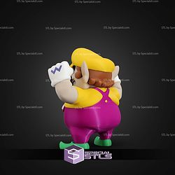 Basic STL Files Wario Super Mario Multipart