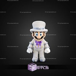 Basic STL Files Wedding Mario Multipart