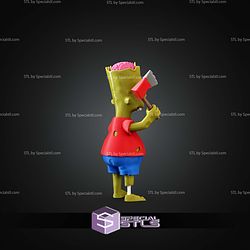Basic STL Files Zombie Bart Multipart