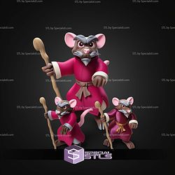 Basic STL TMNT Splinter Multipart