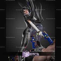Bayonetta Game Diorama 456mm STL Files
