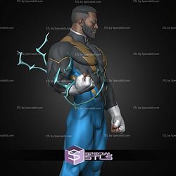 Black Lightning DC Hero STL Files