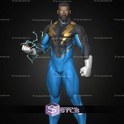 Black Lightning DC Hero STL Files