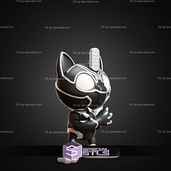 Black Panther Meowth STL Files