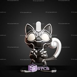 Black Panther Meowth STL Files