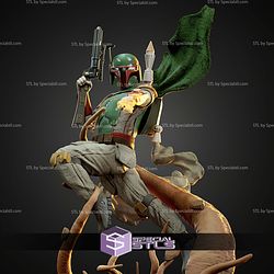 Boba Fett with Monster 1-6 STL Files