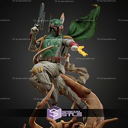 Boba Fett with Monster 1-6 STL Files