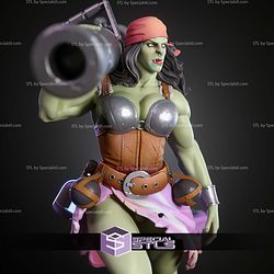 Boomka the Orc Pirate STL Files