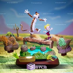 Calvin And Hobbes STL Files