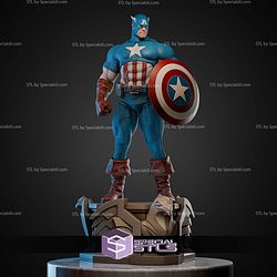Captain America Museum Pose STL Files