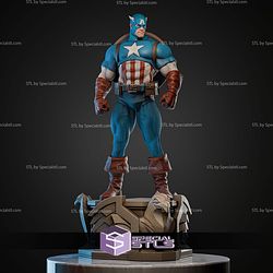 Captain America Museum Pose STL Files