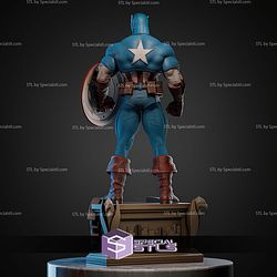 Captain America Museum Pose STL Files