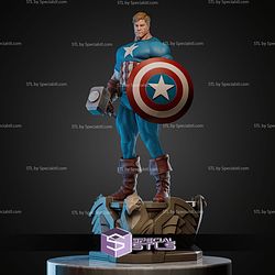 Captain America Museum Pose STL Files