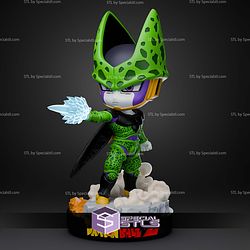 Cell Dragon Ball Z Chibi 75mm STL Files