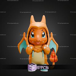 Charmander in a Charizard Onesie STL Files