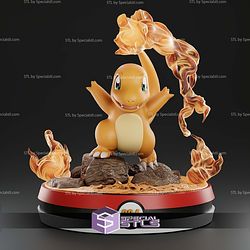 Charmander Pokemon 004 STL Files