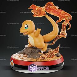 Charmander Pokemon 004 STL Files