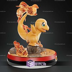 Charmander Pokemon 004 STL Files